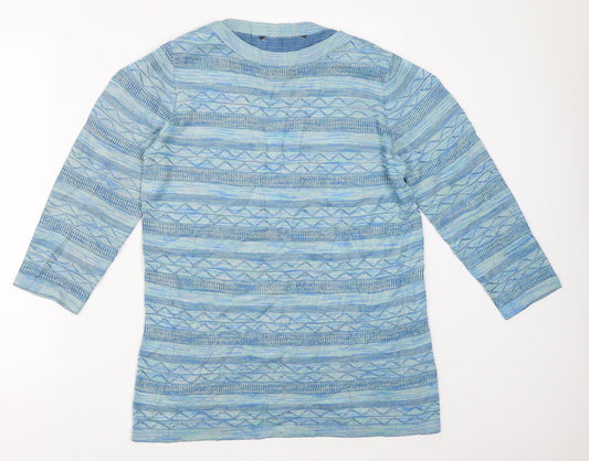 Bonmarché Womens Blue   Pullover Jumper Size 12