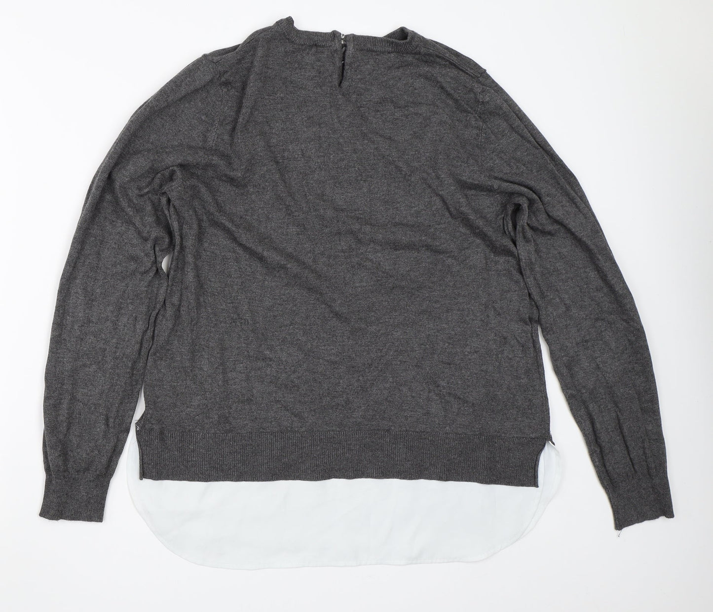 F&F Womens Grey   Pullover Jumper Size 12