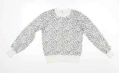 Next  Womens White   Pullover Jumper Size 12