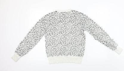 Next  Womens White   Pullover Jumper Size 12
