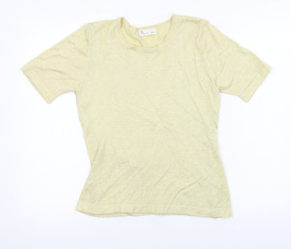 BHS Womens Yellow   Pullover Jumper Size 10