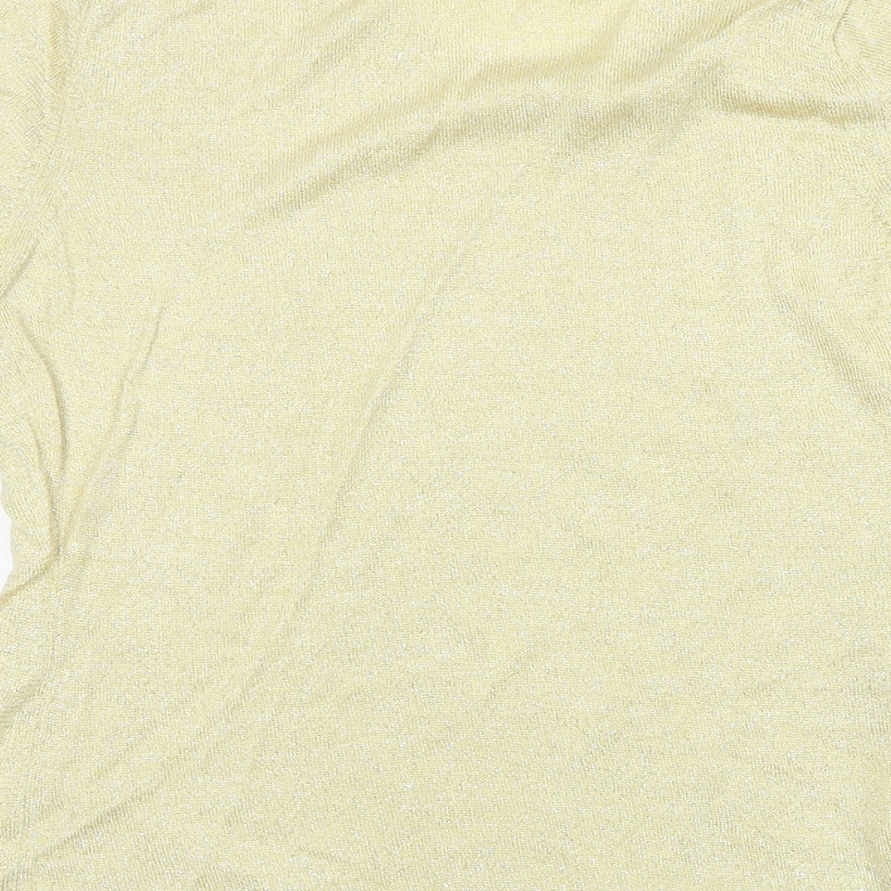BHS Womens Yellow   Pullover Jumper Size 10