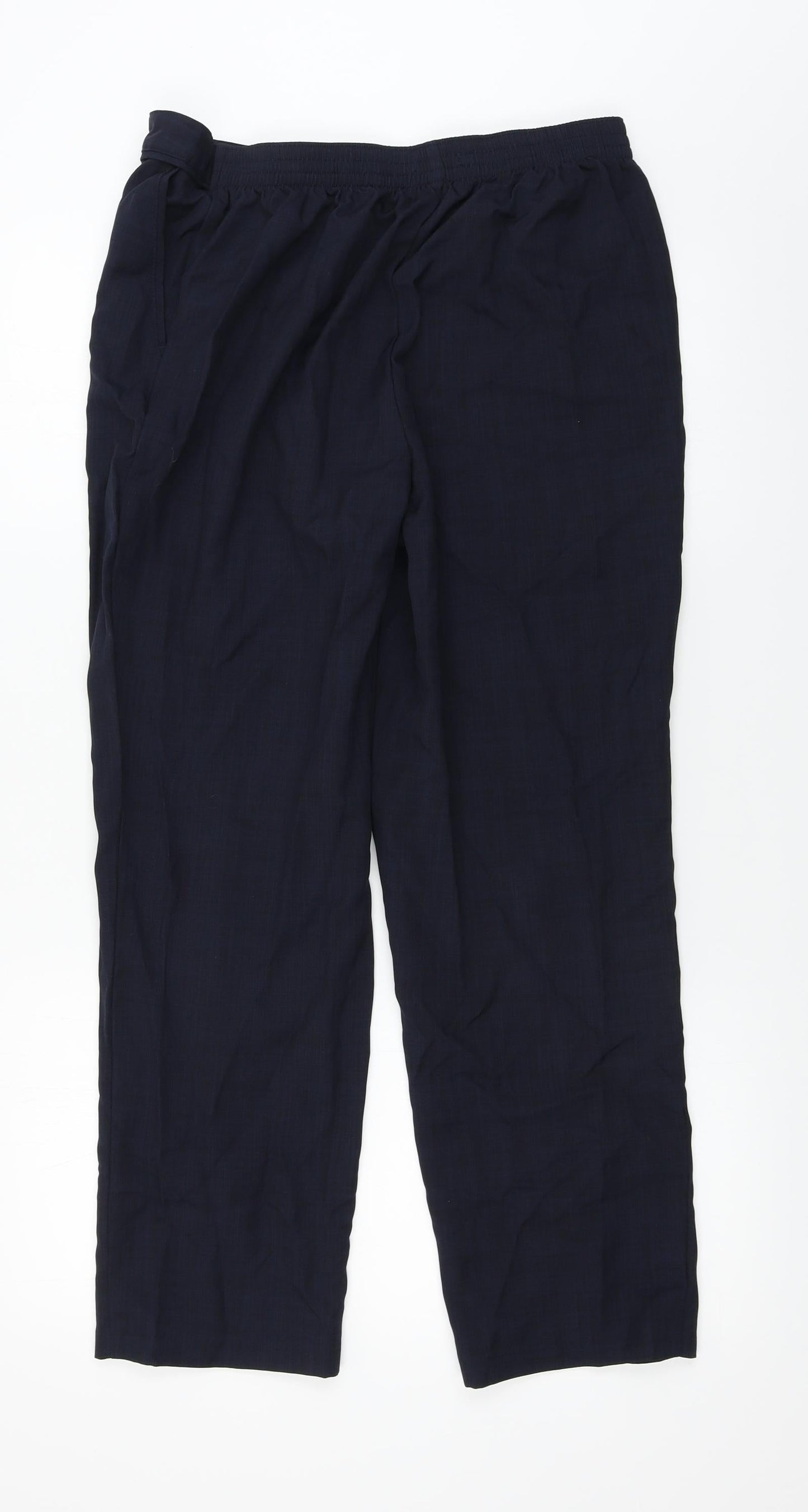 Marks and Spencer  Womens Blue   Trousers  Size 14 L24 in