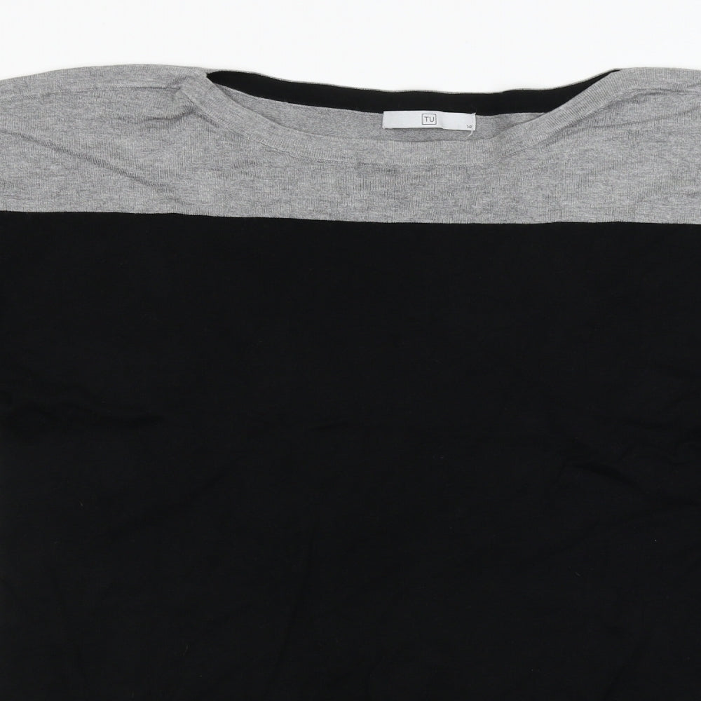 TU Womens Black   Pullover Jumper Size 14