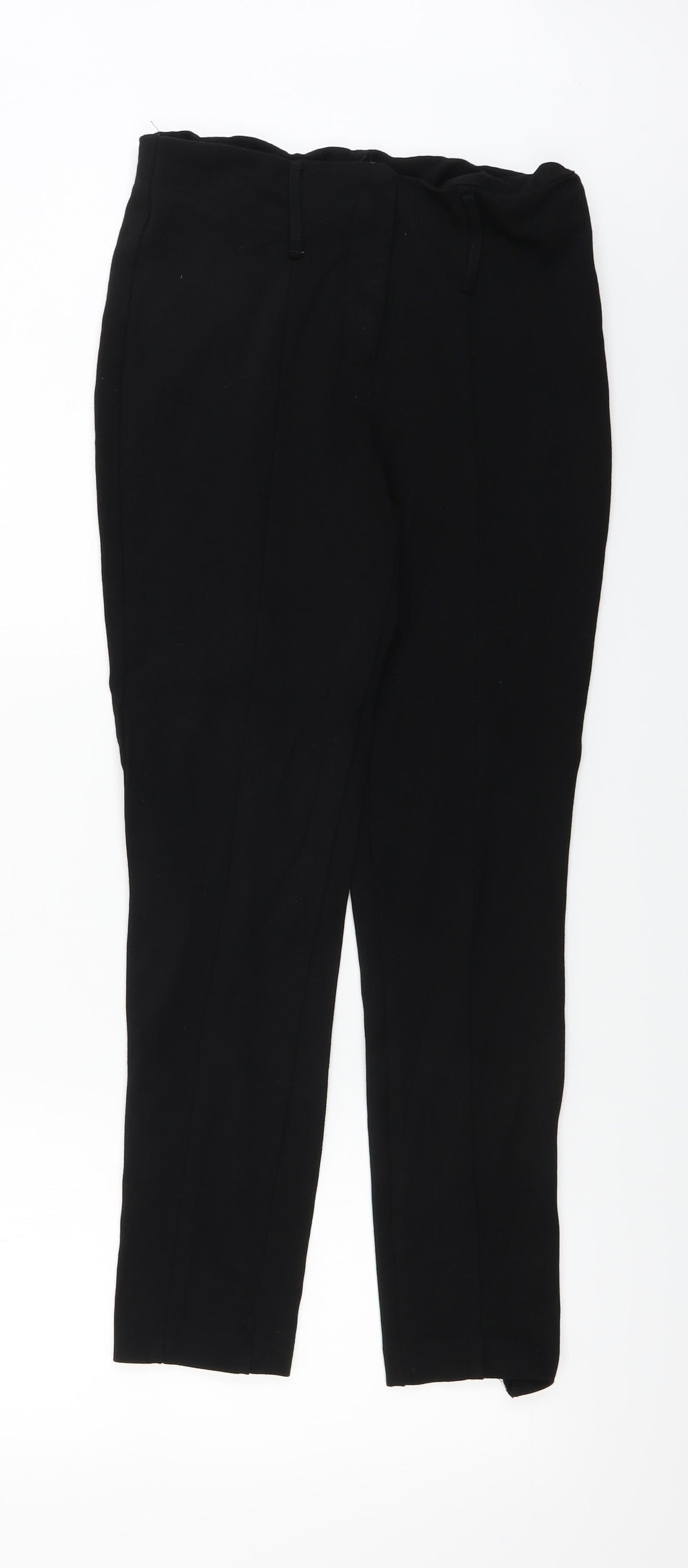 Preworn  Womens Black   Trousers  Size 28 in L24 in
