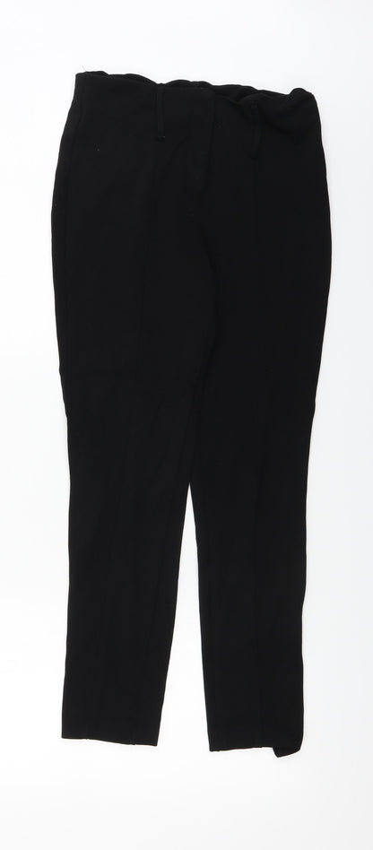 Preworn  Womens Black   Trousers  Size 28 in L24 in