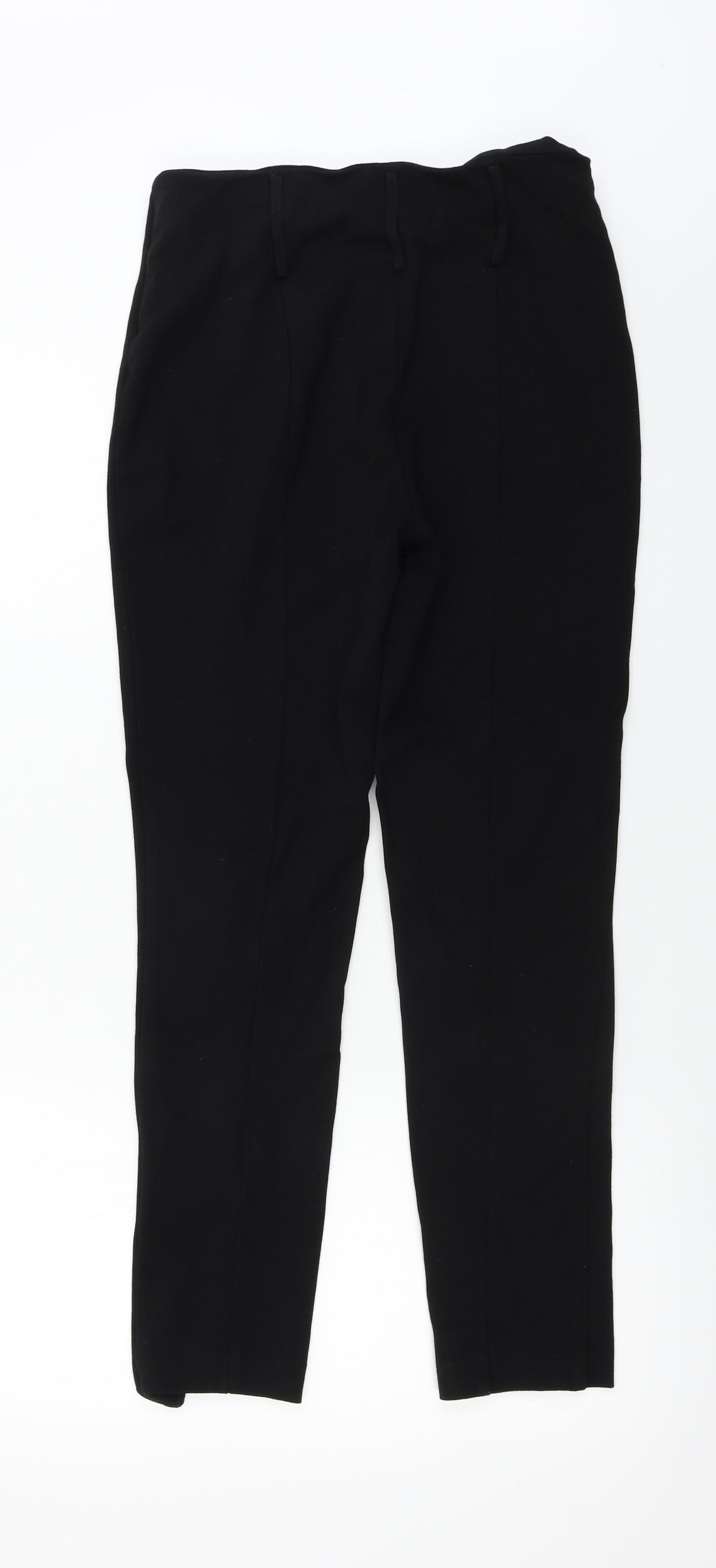 Preworn  Womens Black   Trousers  Size 28 in L24 in