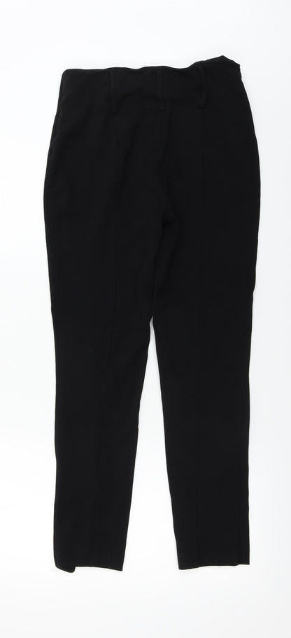 Preworn  Womens Black   Trousers  Size 28 in L24 in