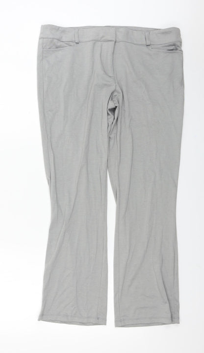 Preloved Chelsea Muse  Womens Grey   Trousers  Size 16 L26 in - Front