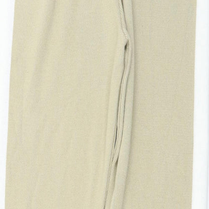 Preworn  Womens Beige   Sweatpants Trousers Size 8 L26 in