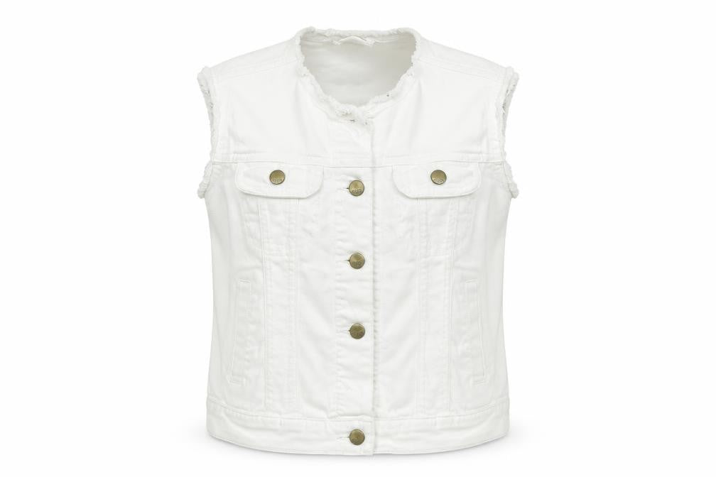 Gap  Girls White   Gilet Coat Size S