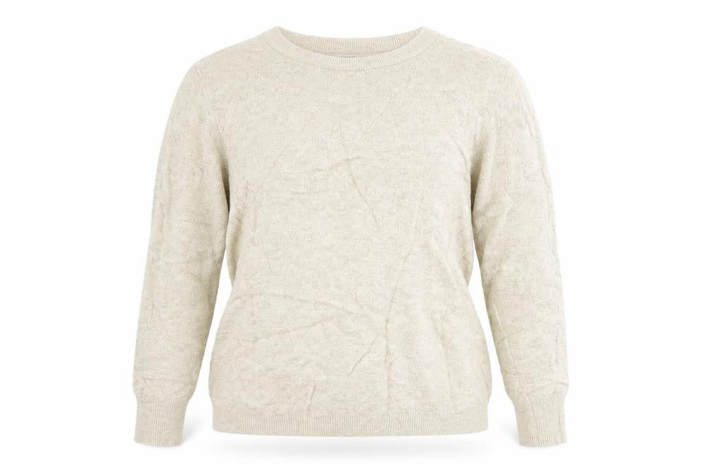Oasis Womens Beige   Pullover Jumper Size M