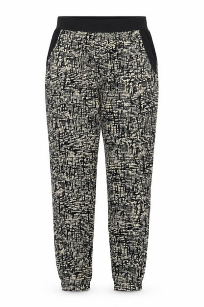 River Island Womens Beige Geometric  Jegging Trousers Size 8 L33 in