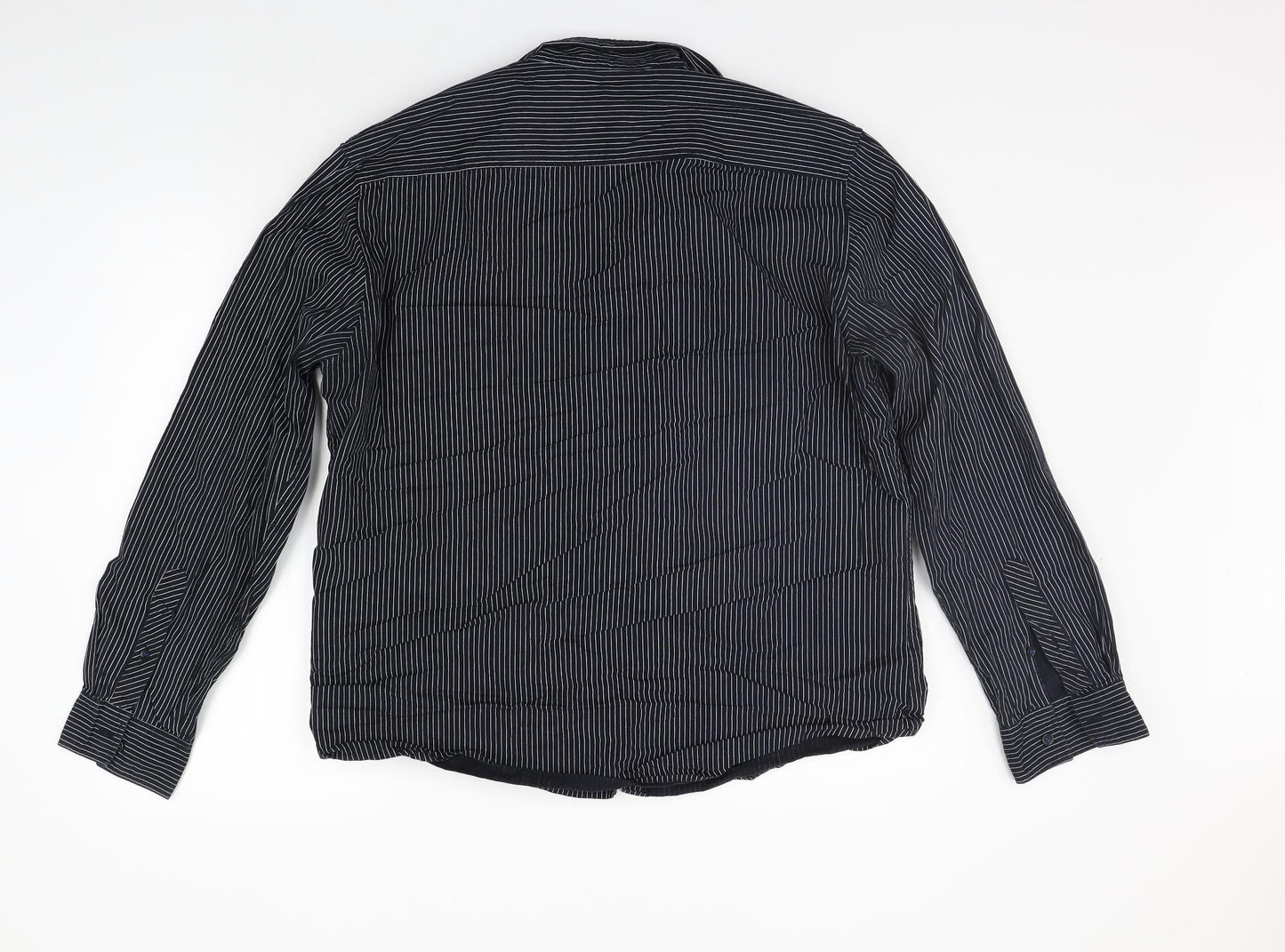 NEXT Mens Black Polka Dot   Button-Up Size XL