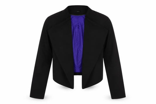 H&M Womens Black   Gilet Blazer Size 10