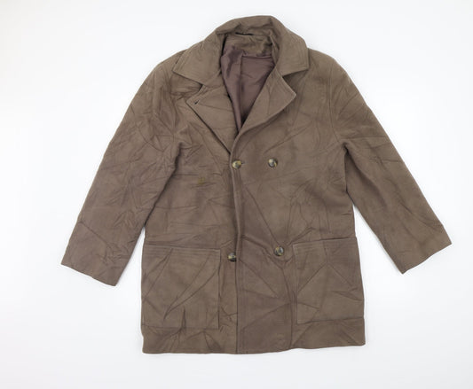 Finesse Womens Brown   Jacket Coat Size L  - washable mark