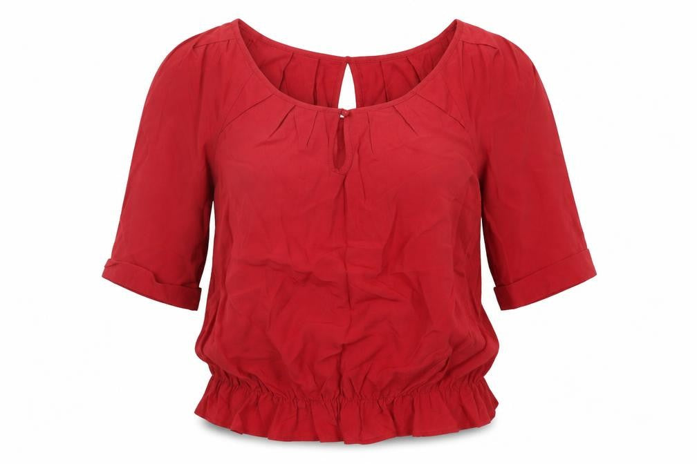 NEXT Womens Red   Basic Blouse Size 12