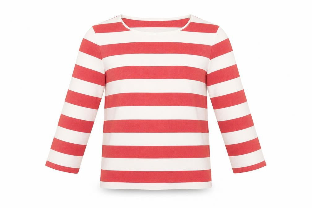 Marks & Spencer Womens Red Striped  Pullover Jumper Size 10