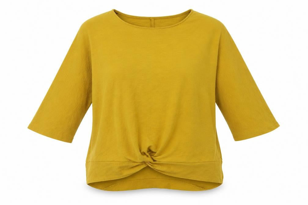 Primark Womens Yellow   Basic T-Shirt Size 12