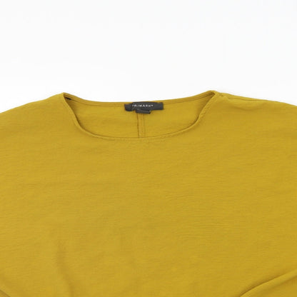 Primark Womens Yellow   Basic T-Shirt Size 12