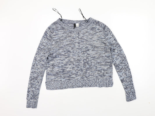 Divided Womens Blue   Pullover Jumper Size S