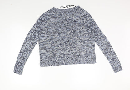 Divided Womens Blue   Pullover Jumper Size S