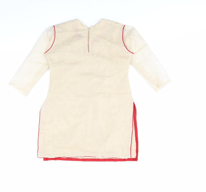 Preworn Womens Beige   Basic Blouse Size S