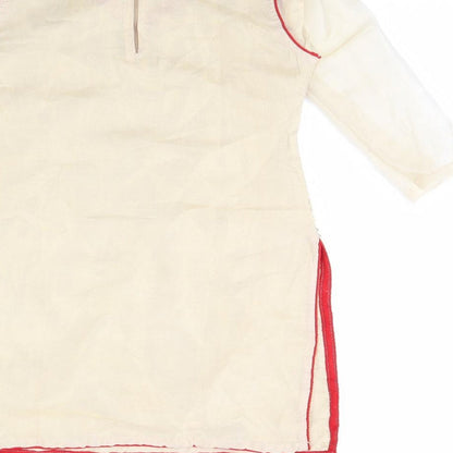 Preworn Womens Beige   Basic Blouse Size S