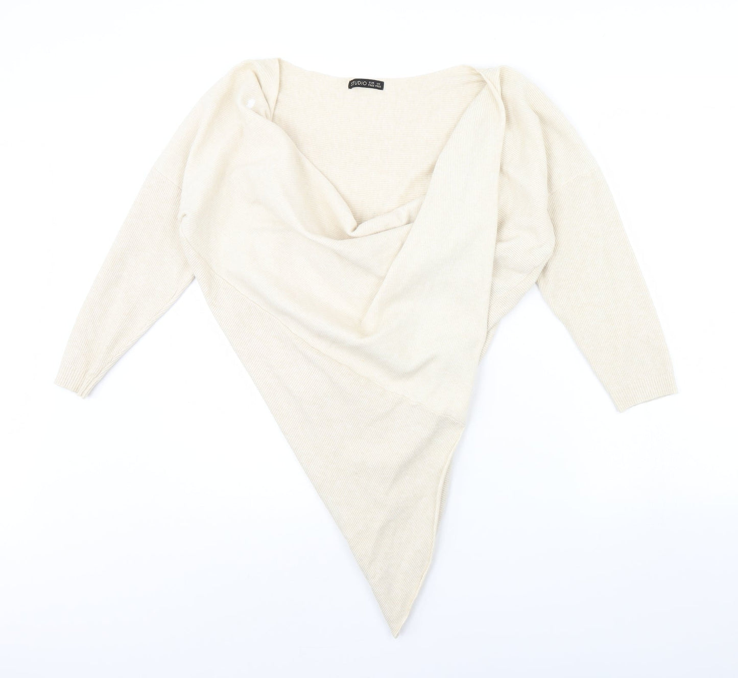 Studio Womens Ivory   Pullover Jumper One Size