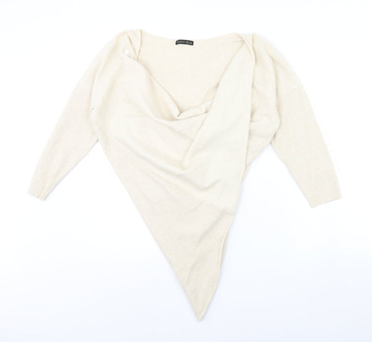 Studio Womens Ivory   Pullover Jumper One Size