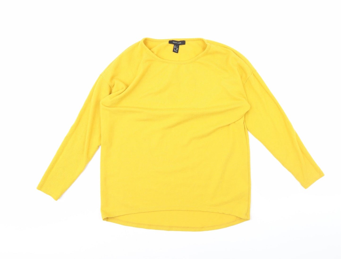 New Look Womens Yellow   Pullover Jumper Size S