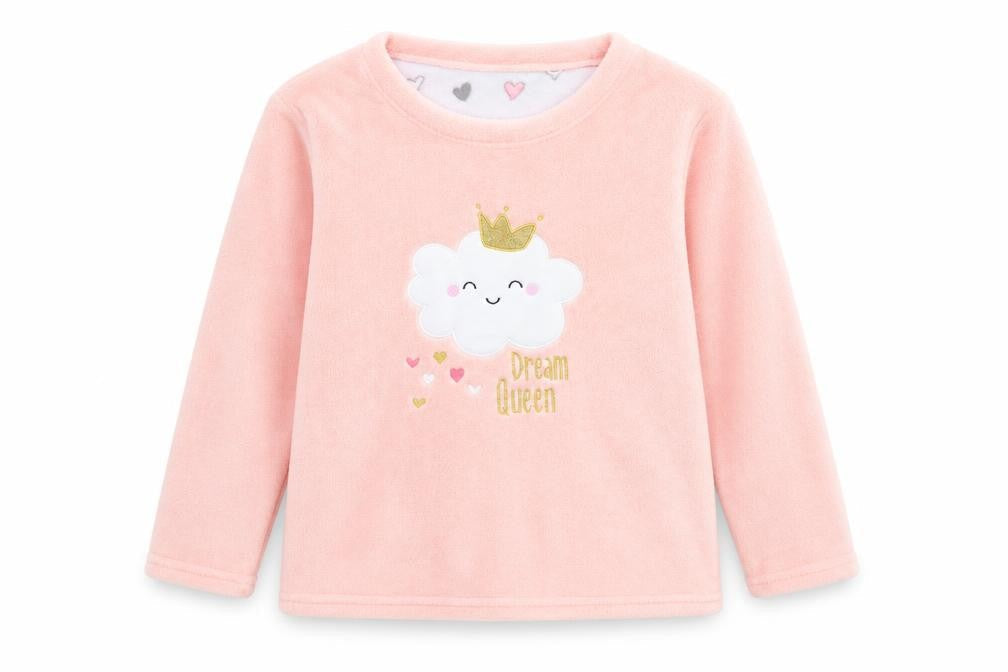 Just Like You Girls Pink Solid  Cami Pyjama Top Size 12 Years  - Cloud
