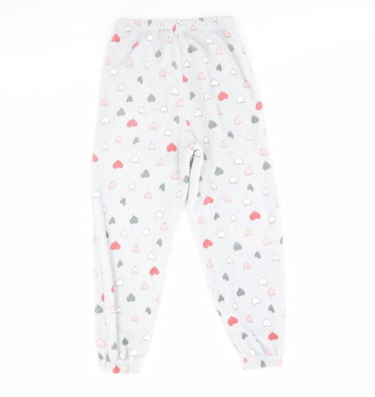 Just Like You Girls Purple Spotted  Cami Pyjama Pants Size 12 Years  - Heart