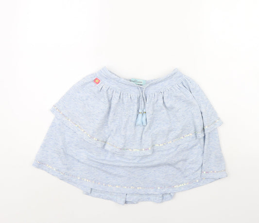 Little Dickins and Jones Girls Blue   Mini Skirt Size 9 Years
