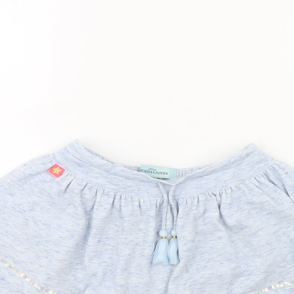 Little Dickins and Jones Girls Blue   Mini Skirt Size 9 Years