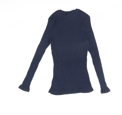 Marks & Spencer Womens Blue   Pullover Jumper Size 8