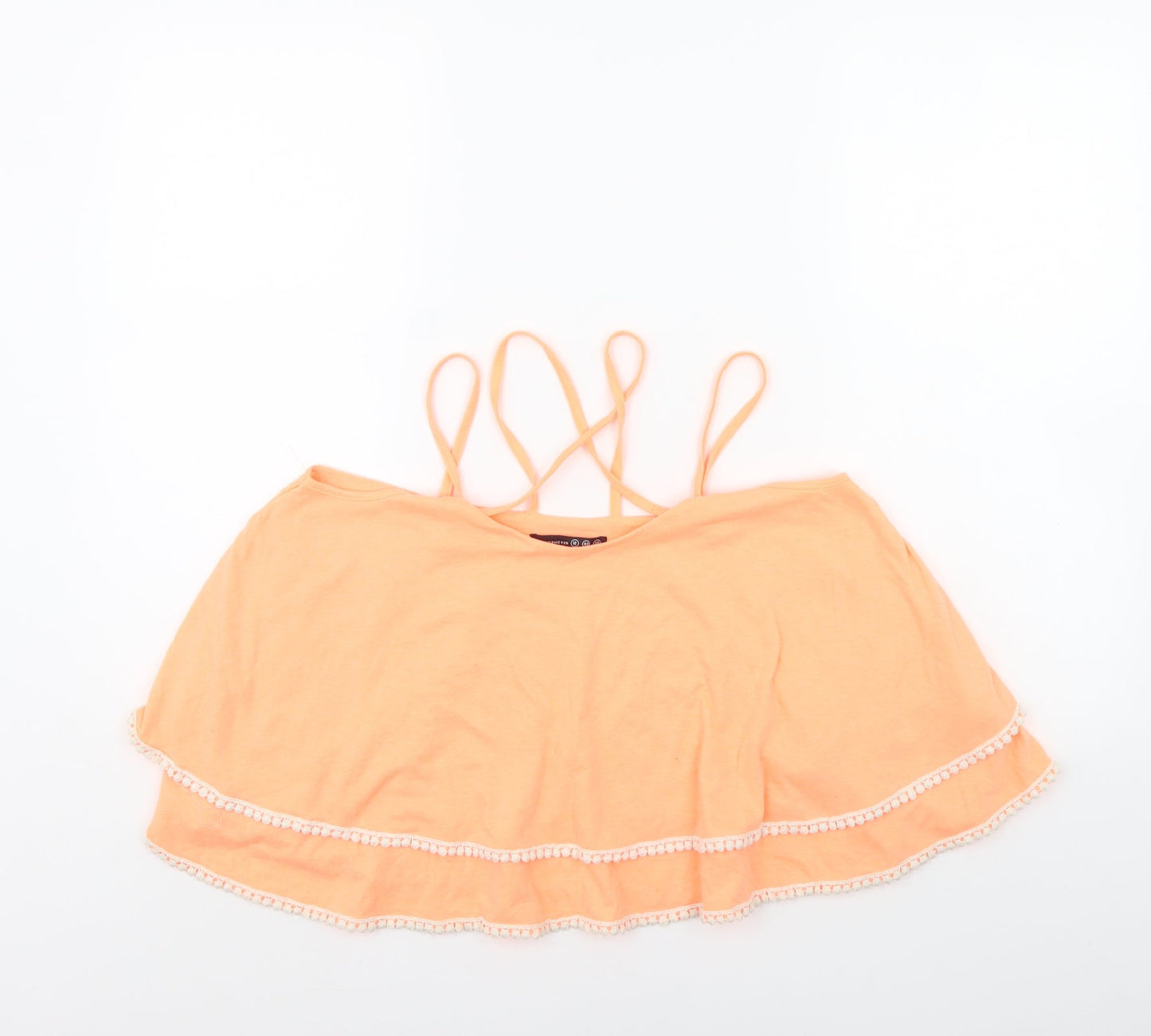 Atmosphere Womens Orange   Cropped Tank Size 12