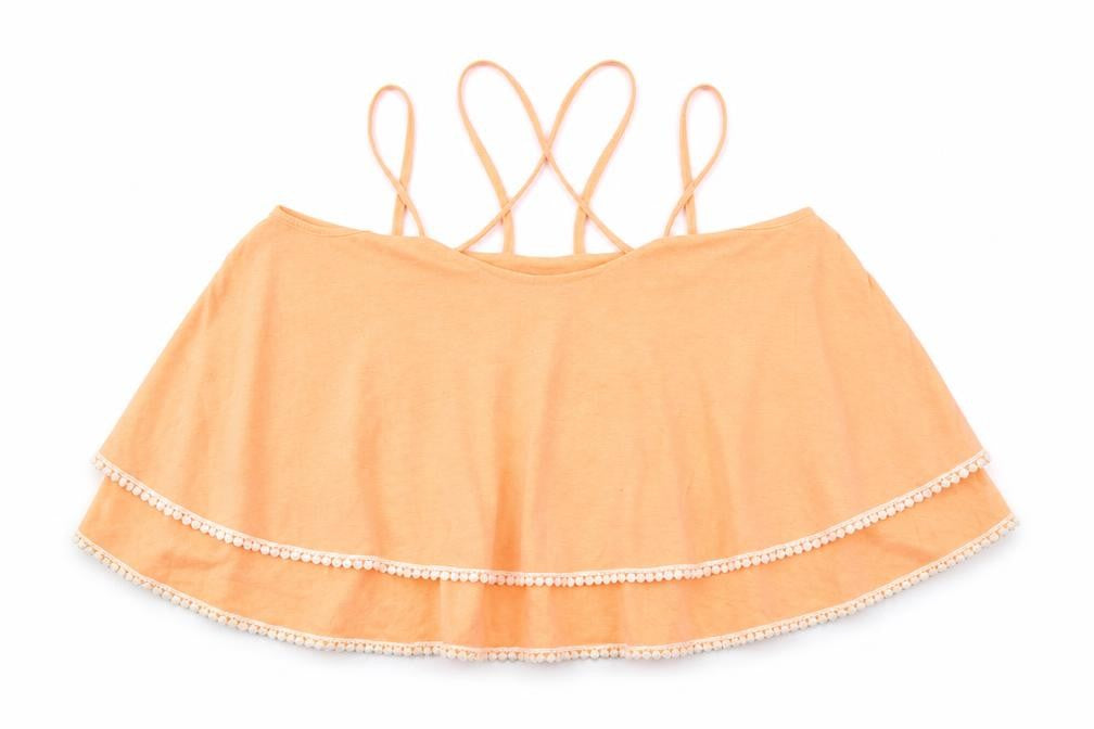 Atmosphere Womens Orange   Cropped Tank Size 12