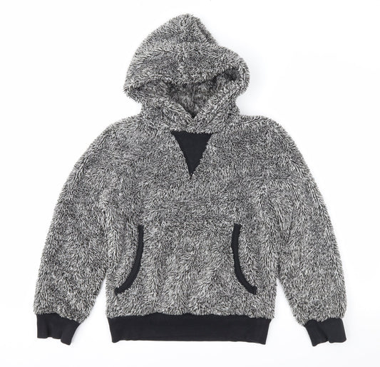 NEXT Girls Grey   Pullover Hoodie Size 11 Years