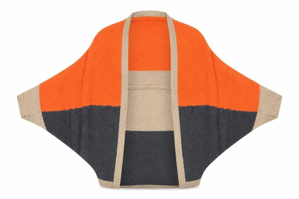 SheIn Womens Multicoloured Geometric  Cardigan Jumper Size M