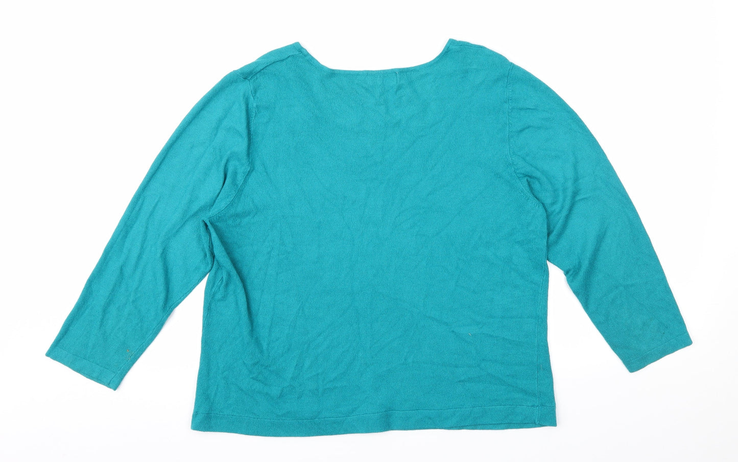 Per Una Womens Green   Pullover Jumper Size 16