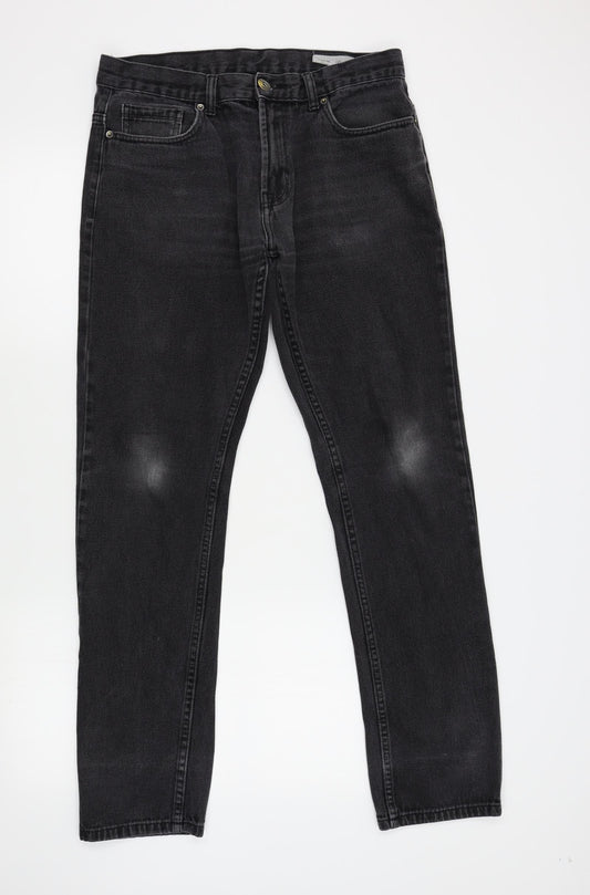 Denim co Womens Grey   Straight Jeans Size 32 L30 in