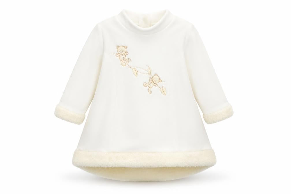 COCO Girls White   A-Line  Size 3-6 Months
