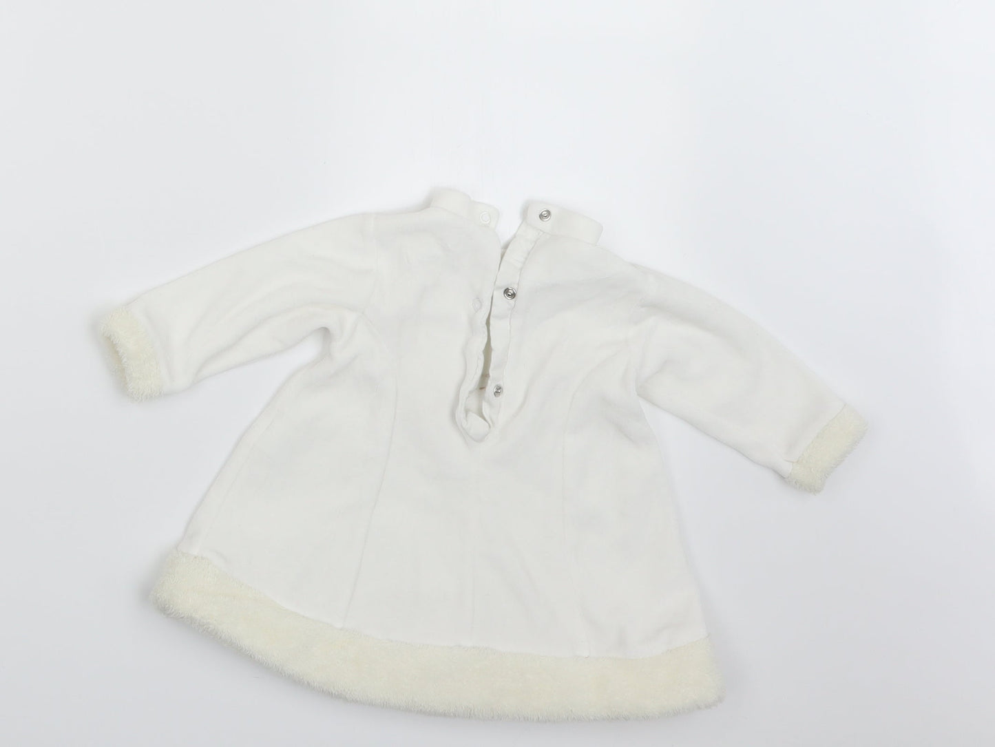 COCO Girls White   A-Line  Size 3-6 Months
