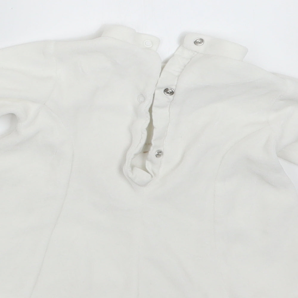 COCO Girls White   A-Line  Size 3-6 Months