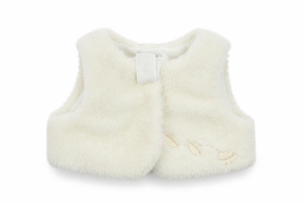COCO Girls White   Jacket  Size 3-6 Months