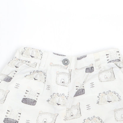 Next Girls  Geometric  Cropped Trousers Size 2-3 Years