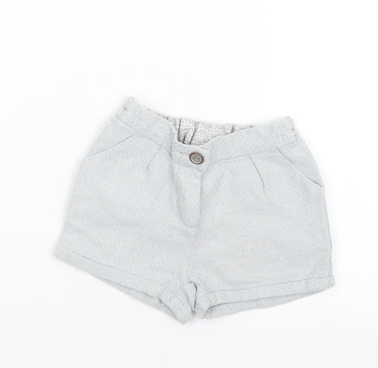 NEXT Girls Grey   Cropped Trousers Size 2-3 Years