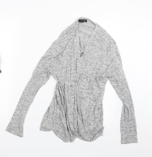 Atmosphere Womens Grey  Knit Cardigan Jumper Size 10
