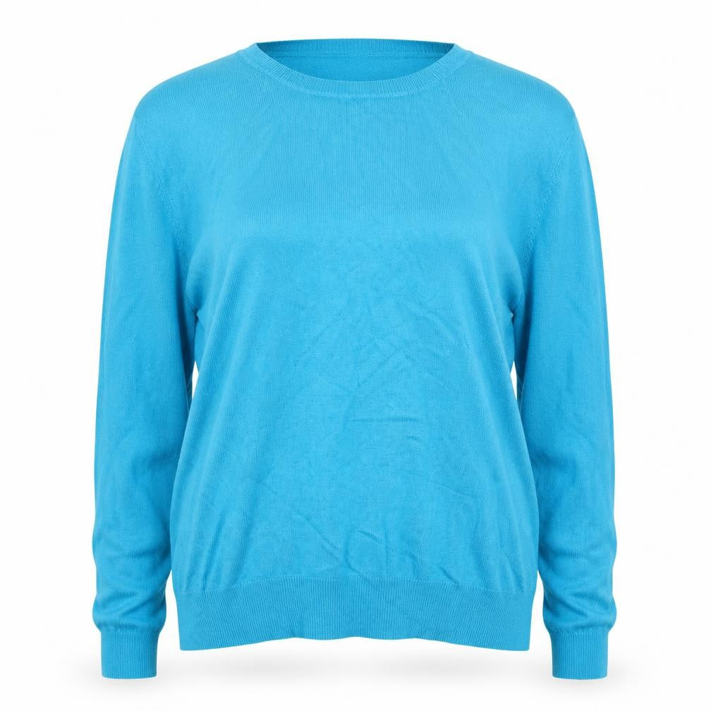 George Womens Blue  Knit Pullover Jumper Size 14